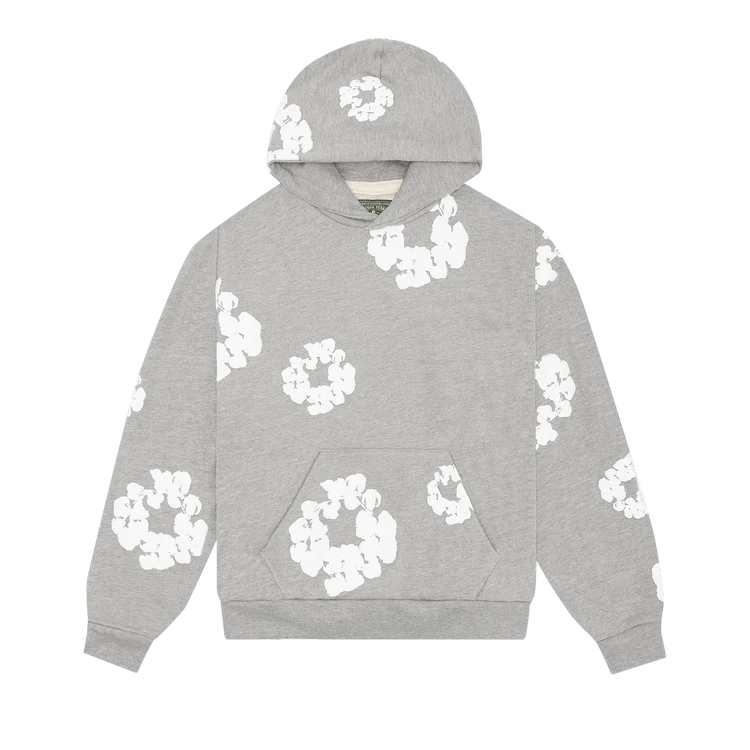 Denim Tears Cotton Wreath Grey Hoodie